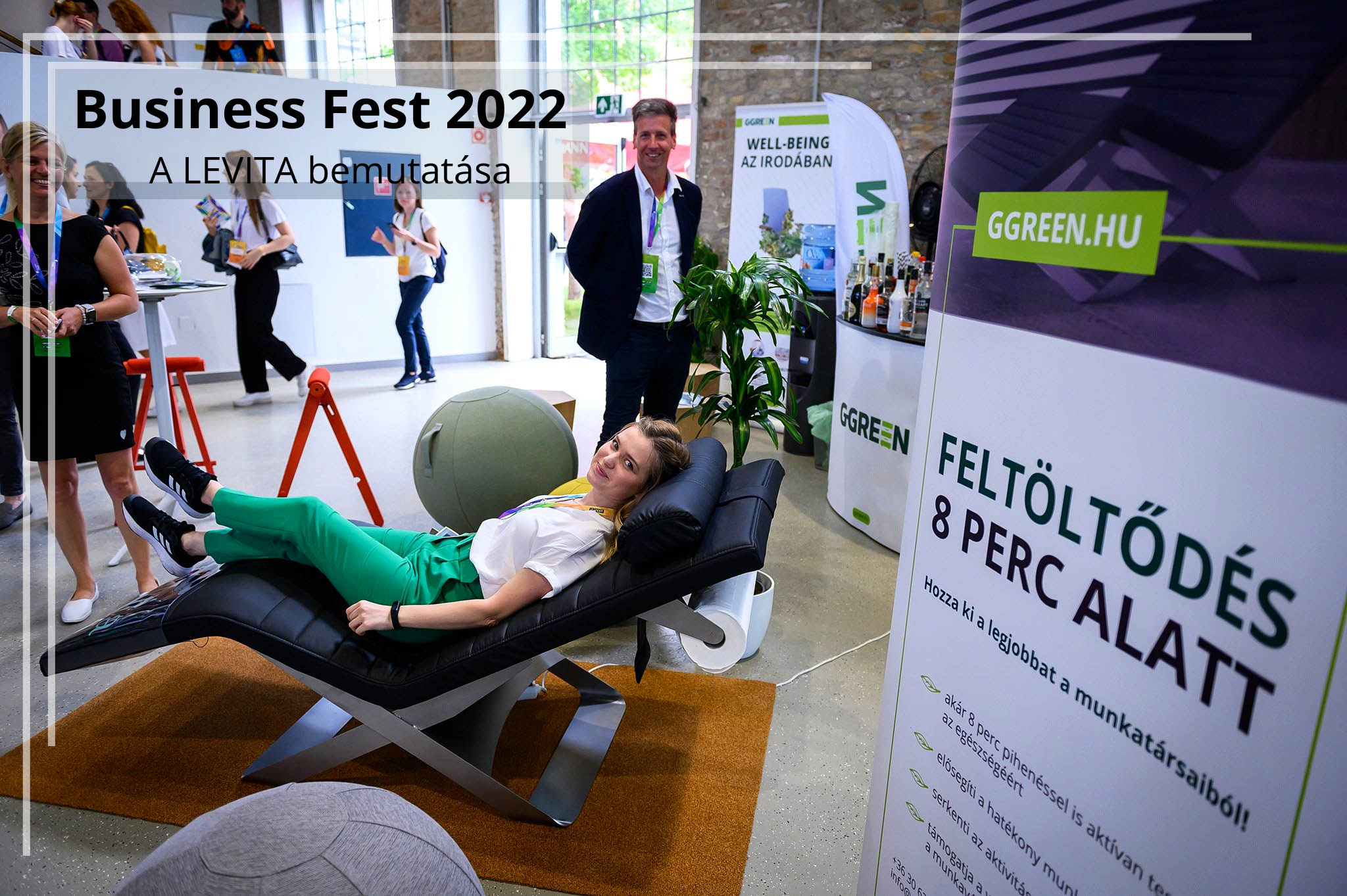 Sikerrel debütált a munkahelyi well-beinget erősítő ergonomikus bútor a Business Festen